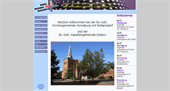 Desktop Screenshot of kirche-horneburg.de